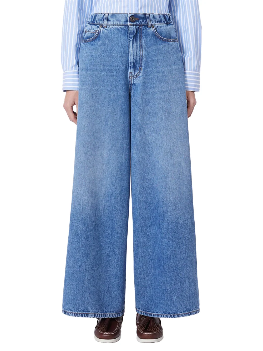Weekend Maxmara Wkdabete Jeans Navy - Image 3