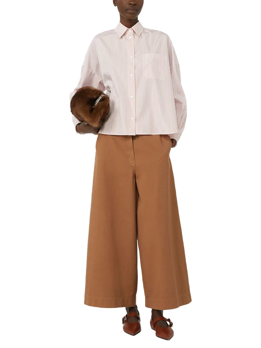 Weekend Maxmara Wkdariete Trousers Tobacco - Image 2