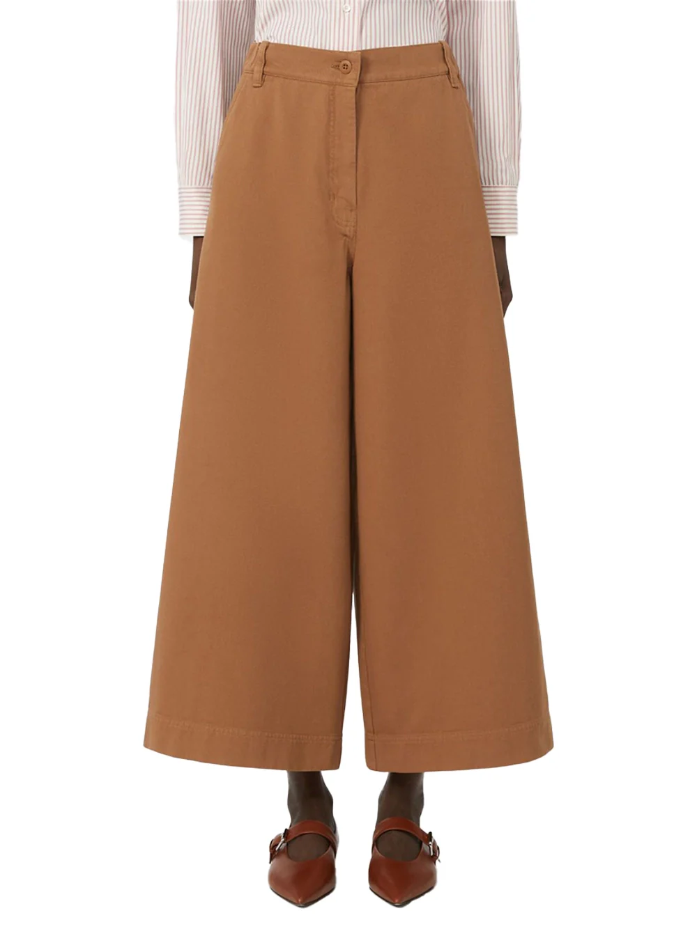 Weekend Maxmara Wkdariete Trousers Tobacco - Image 3