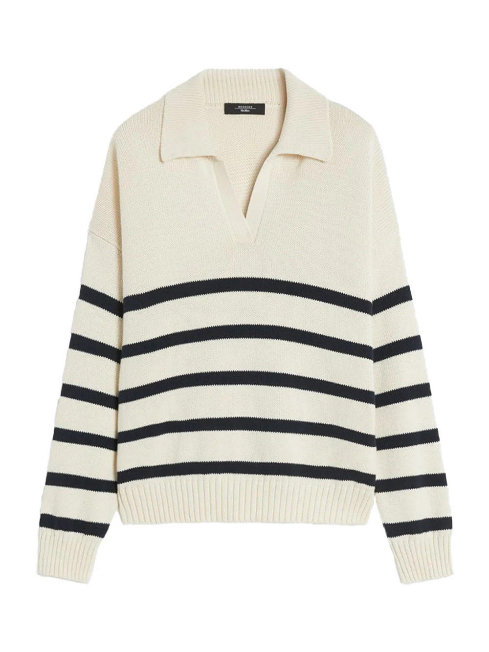 Weekend Maxmara Wkdpanfilo Jumper Cream Navy