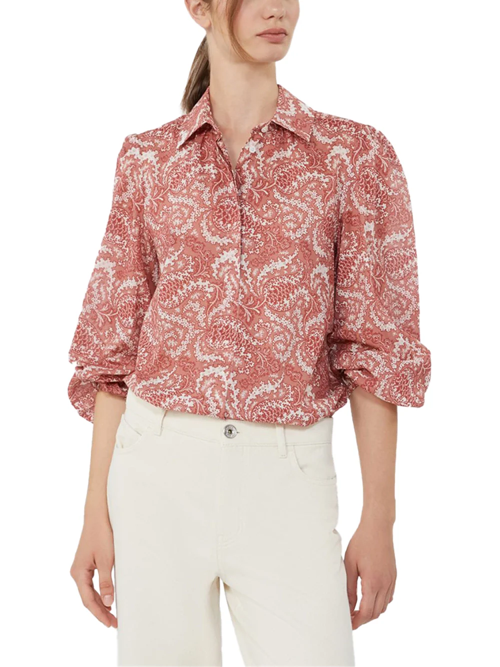 Weekend Maxmara Wkdperiodi Shirt Cherry - Image 4