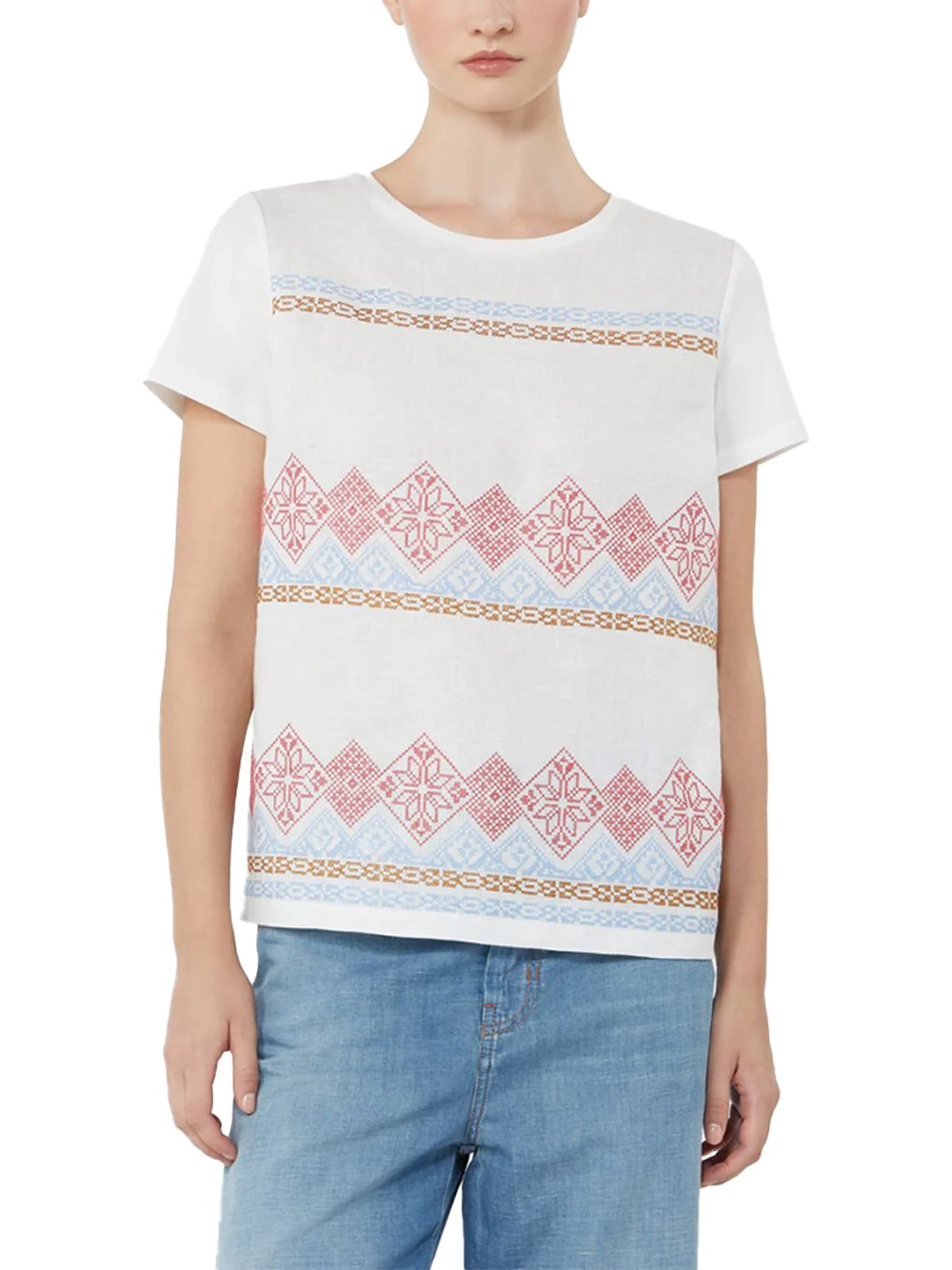 Weekend Maxmara Wkdgenio T-Shirt White - Image 3