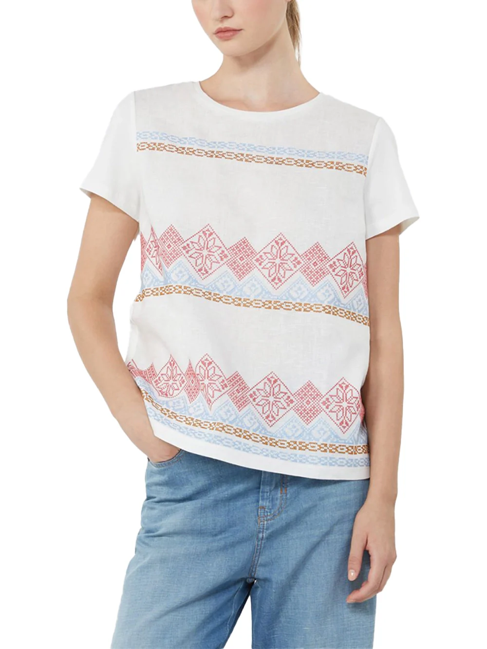 Weekend Maxmara Wkdgenio T-Shirt White - Image 4