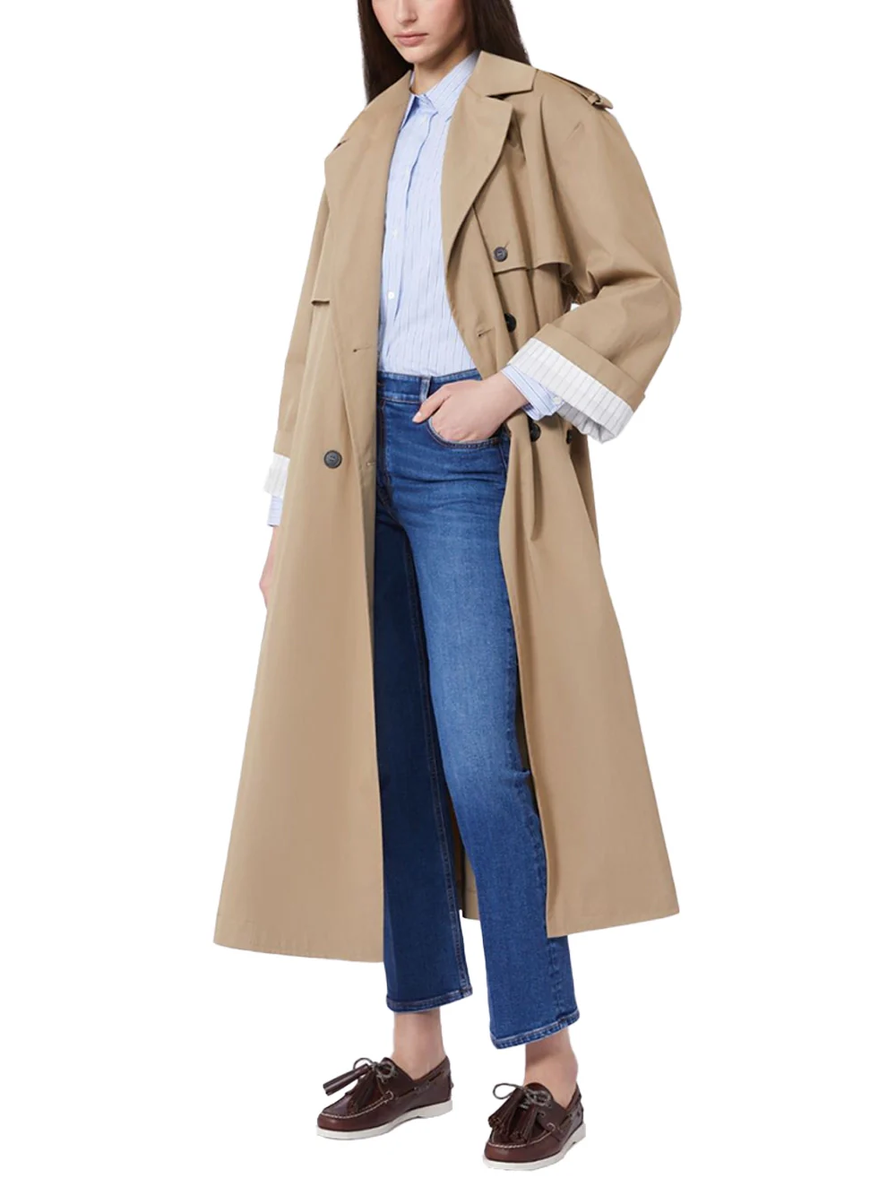 Weekend Maxmara WKDGIUNCHI Trench Coat Hazelnut - Image 2