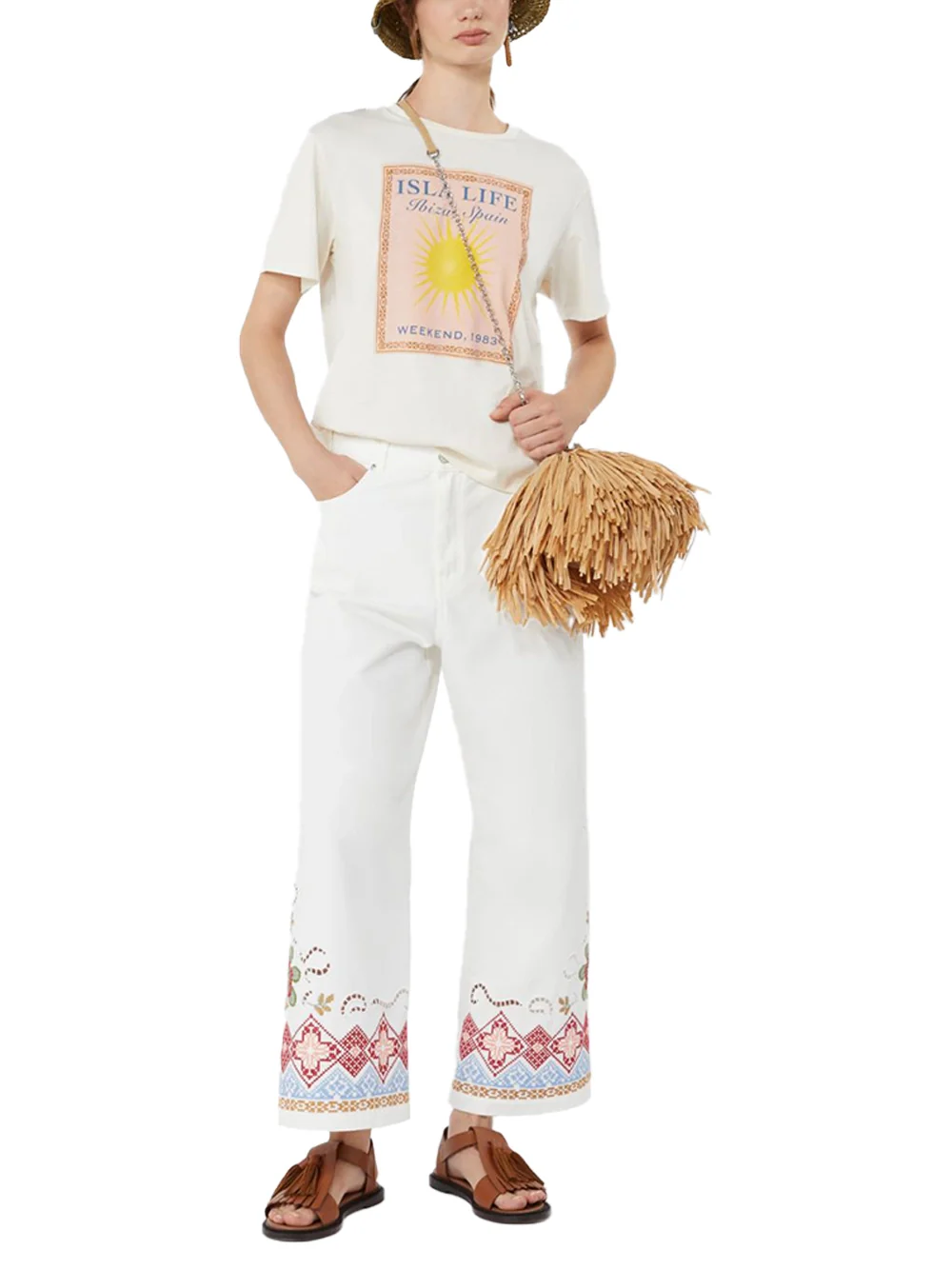 Weekend Maxmara Cotton Jersey T-Shirt White - Image 2