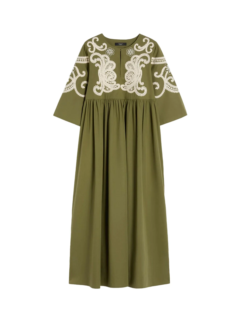 Weekend Maxmara Soft Poplin Dress Kaki