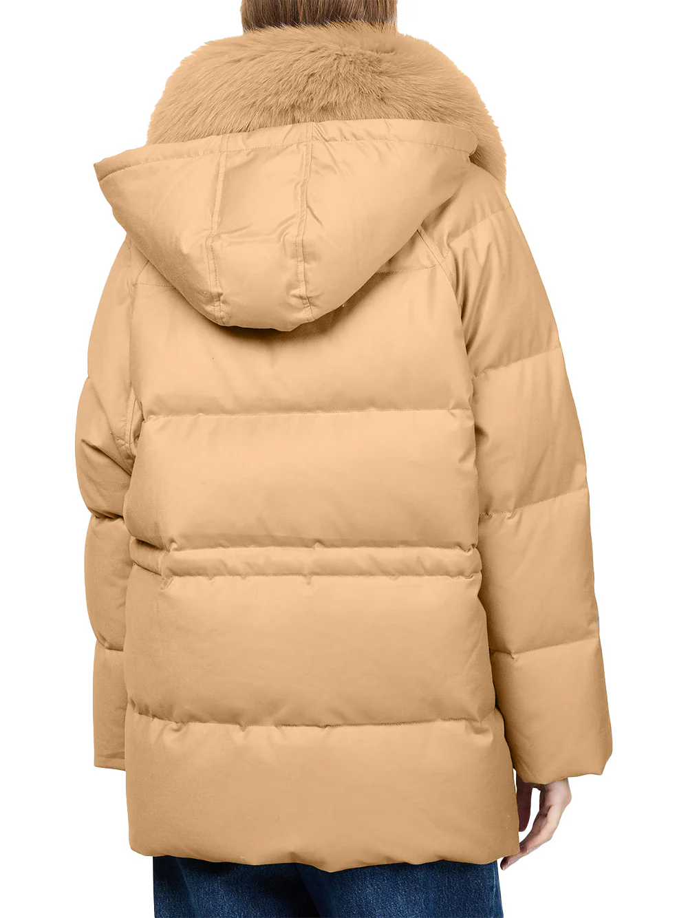 Yves Salomon down coat Macadamia - Image 8