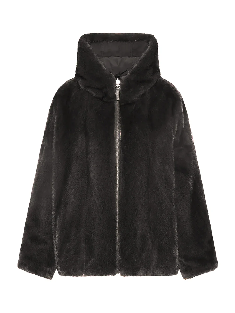 Yves Salomon reversible parka mink Mahogany - Image 2