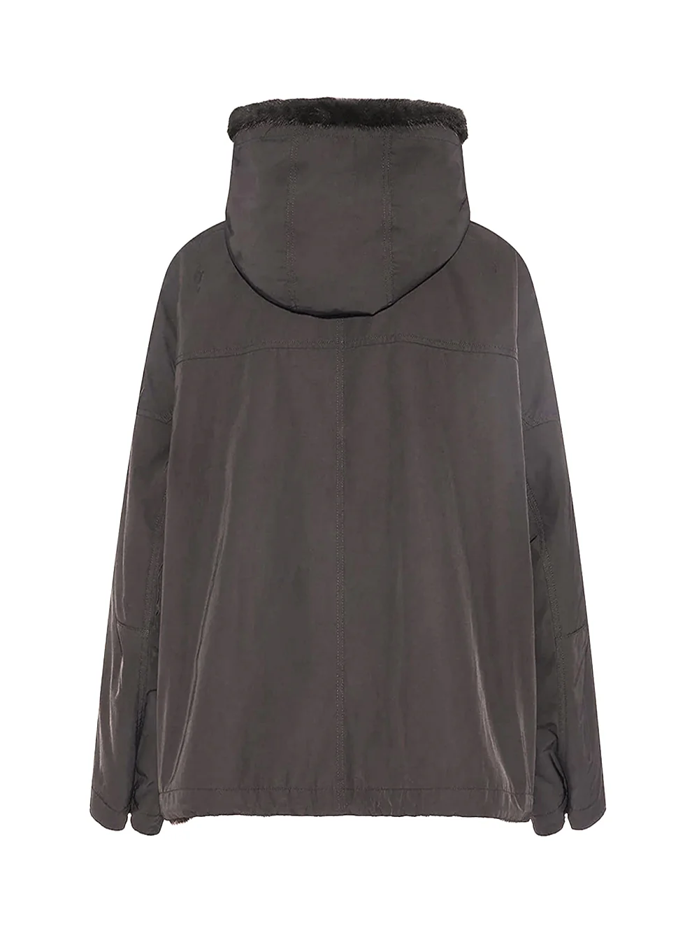 Yves Salomon reversible parka mink Mahogany - Image 4
