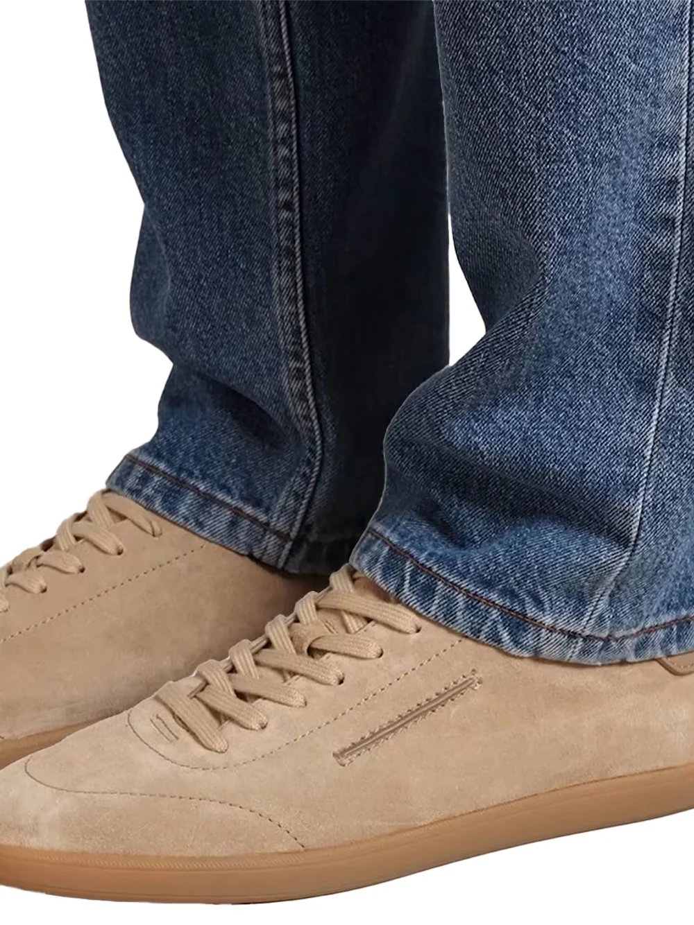 Zegna 232 Suede Sneakers Beige - Image 4