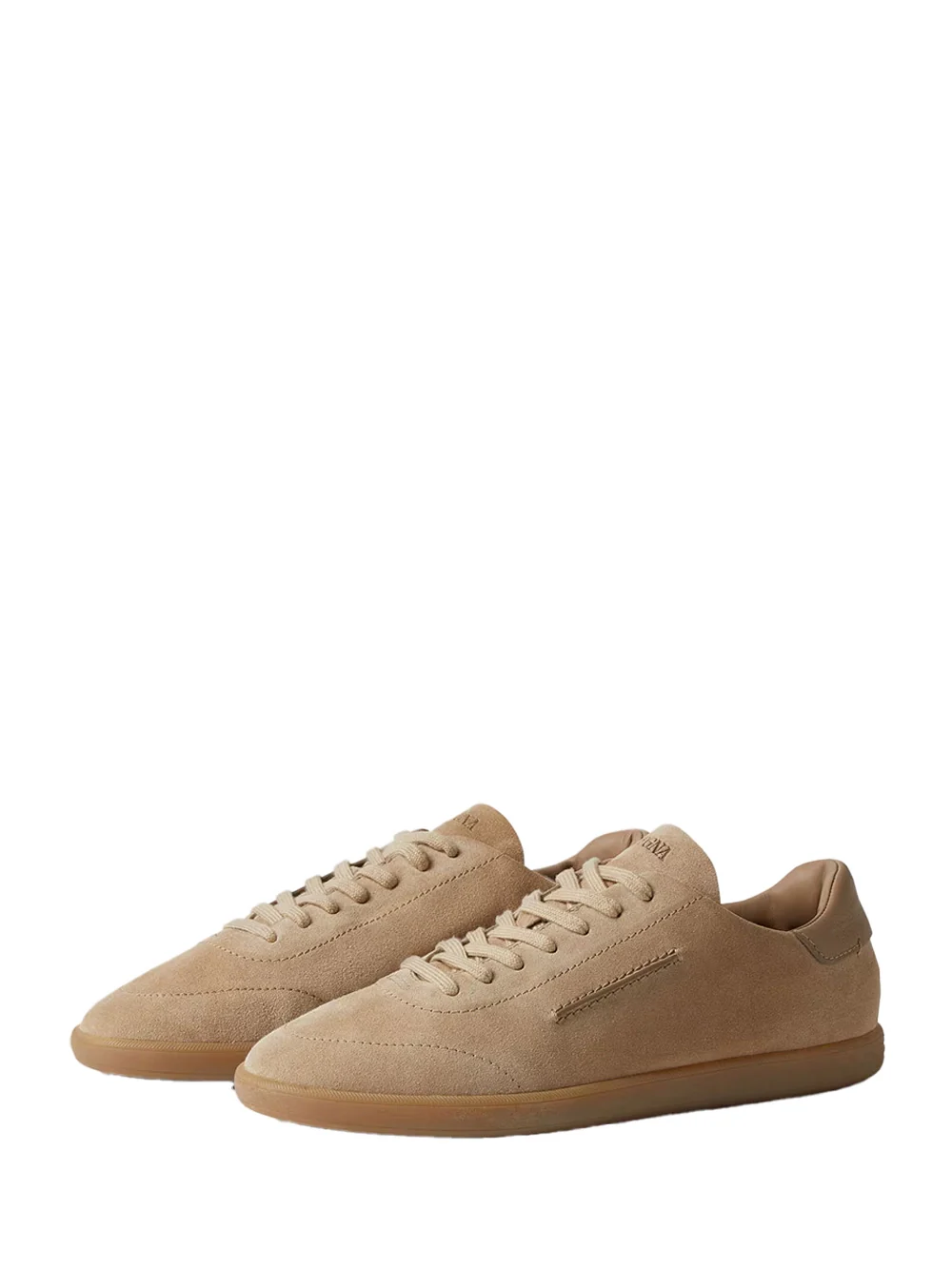 Zegna 232 Suede Sneakers Beige - Image 5
