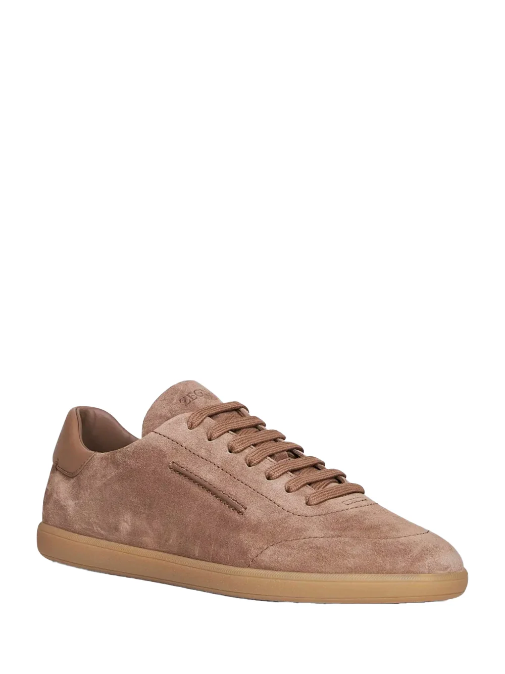 Zegna 232 Suede Sneakers Brown - Image 2