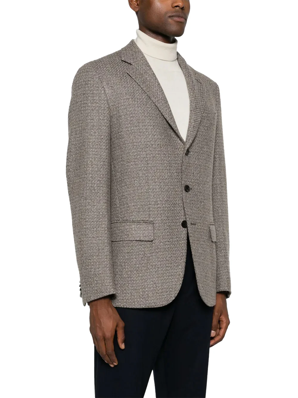 Zegna Single-Breasted Blazer - Image 4