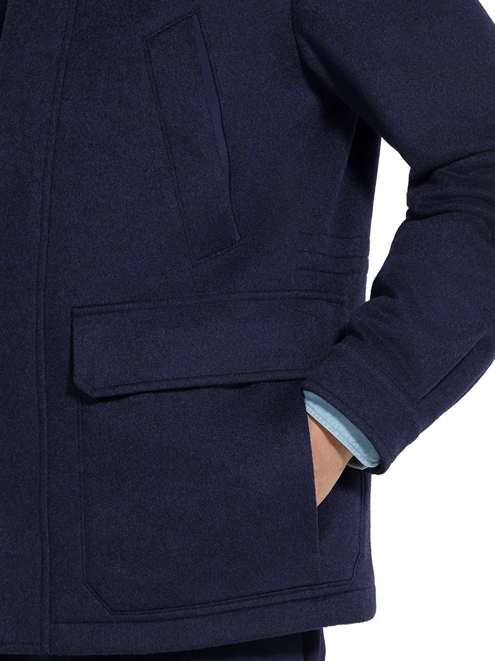 Zegna Cashmere Jacket Navy - Image 3