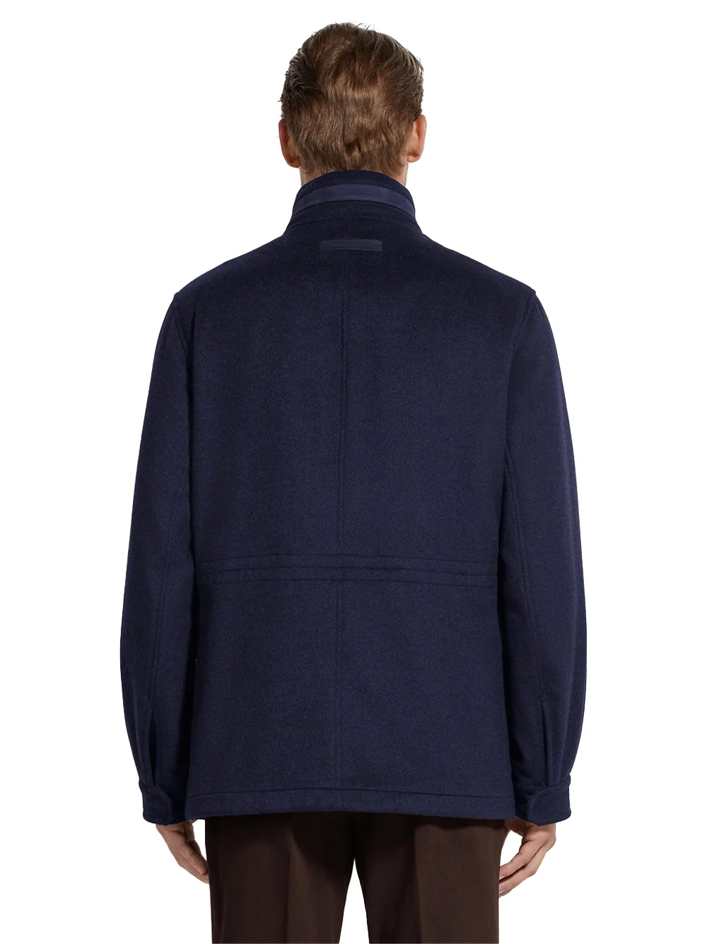 Zegna Cashmere Jacket Navy - Image 4