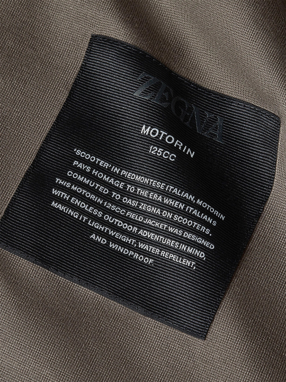 Zegna Microfiber Jacket Dark Taupe - Image 6