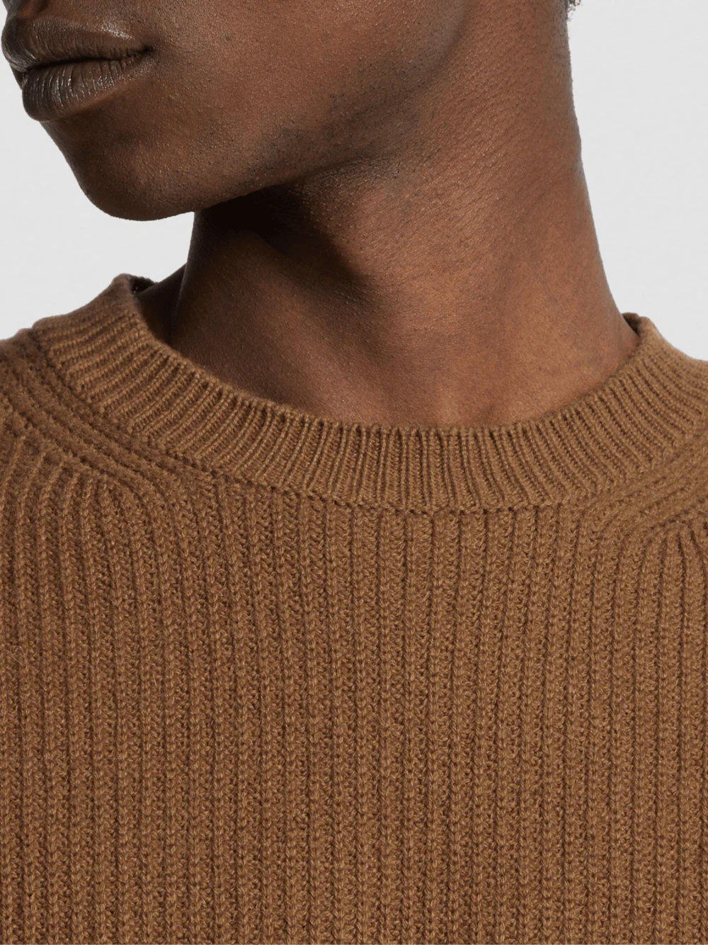 Zegna Men Oasi Cashmere Sweater Brown - Image 5