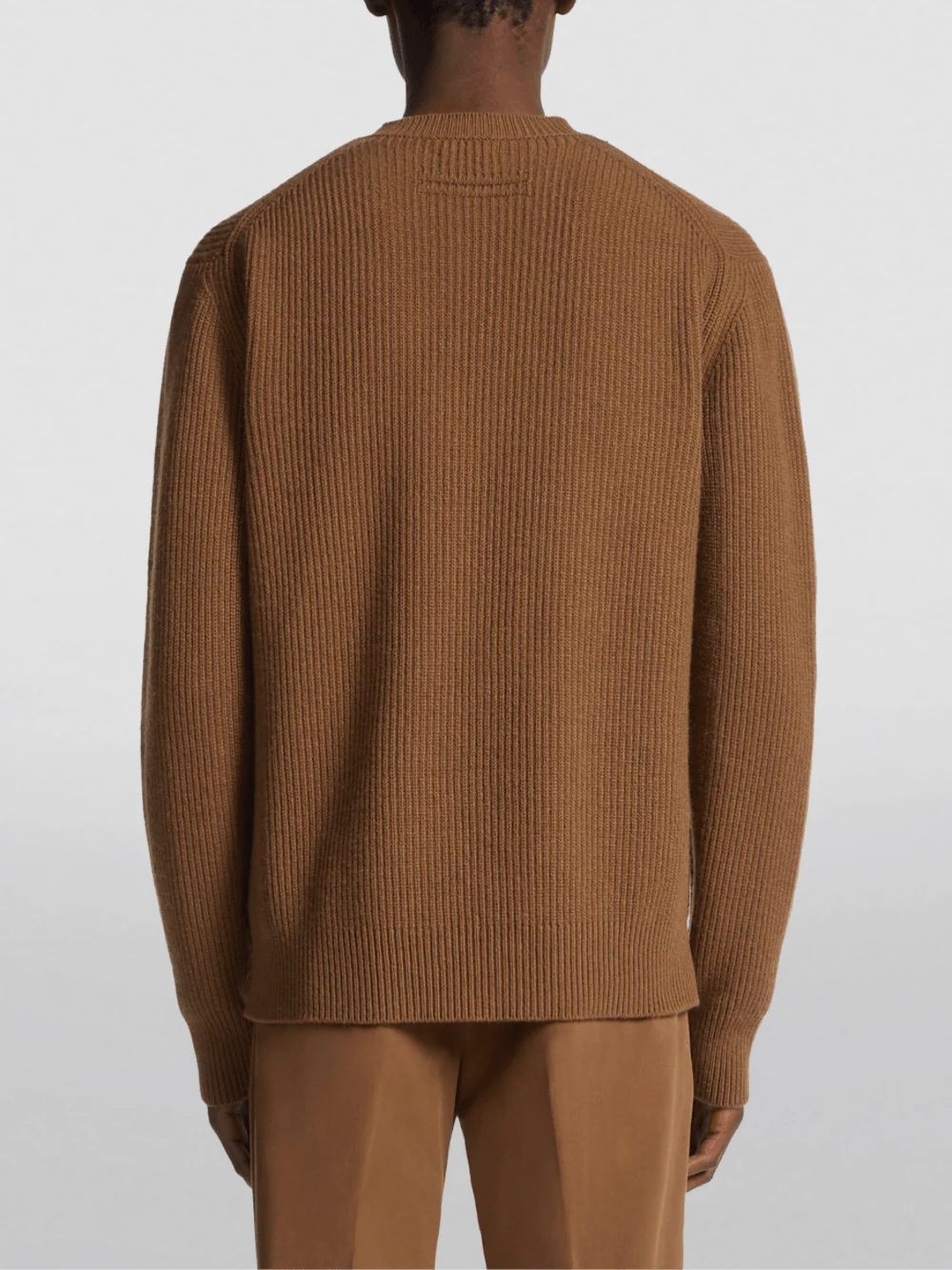 Zegna Men Oasi Cashmere Sweater Brown - Image 9