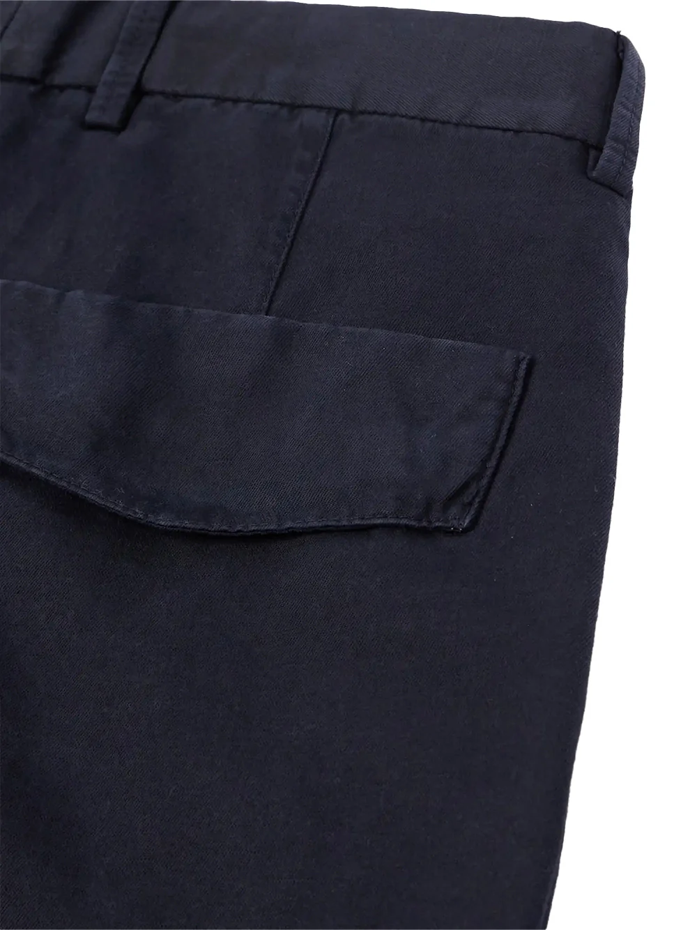 Zegna Straight-Leg Pleated Shorts Navy - Image 5