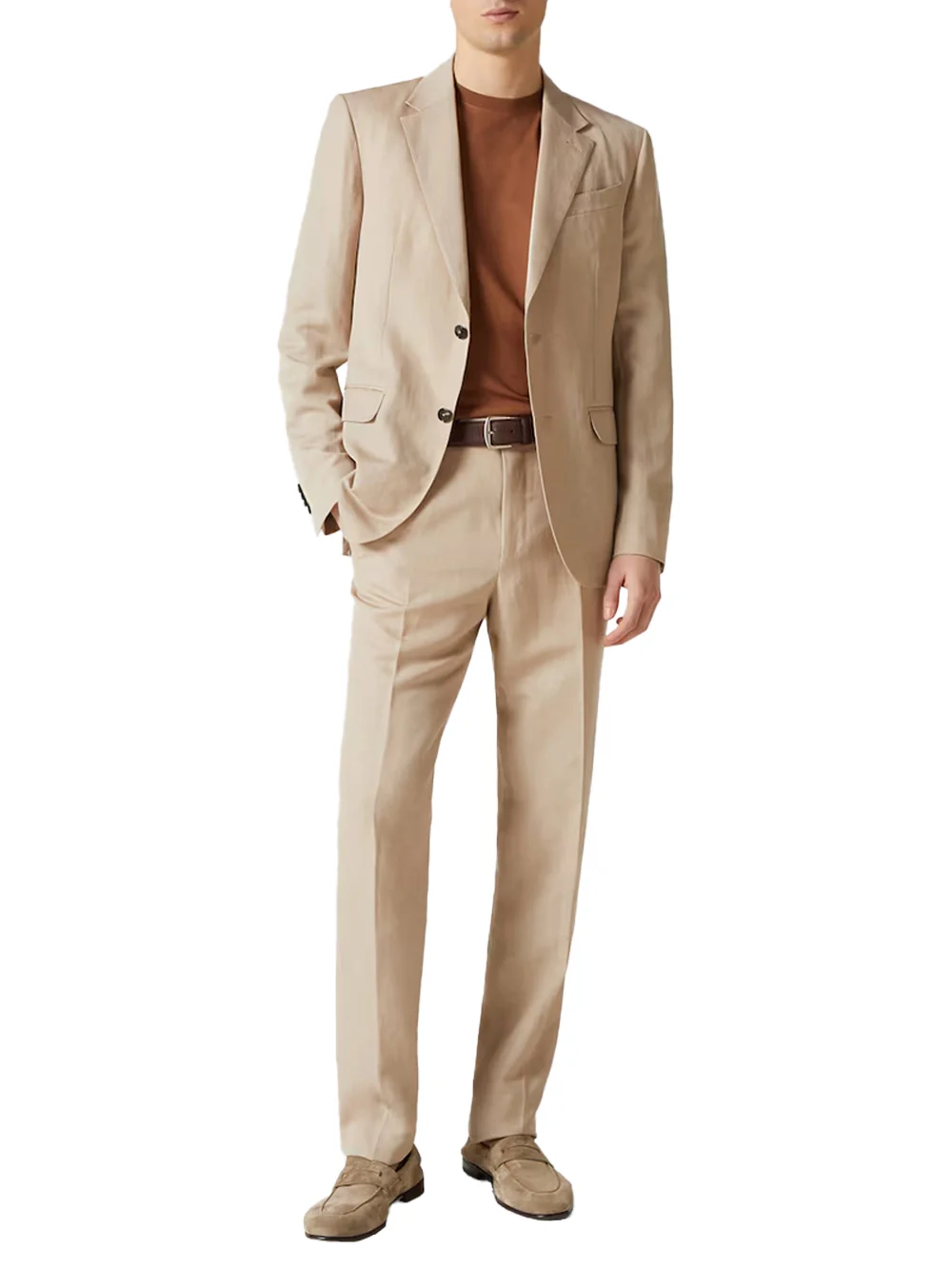 Zegna T-Shirt Brown - Image 2