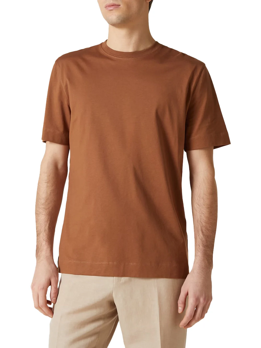 Zegna T-Shirt Brown - Image 3
