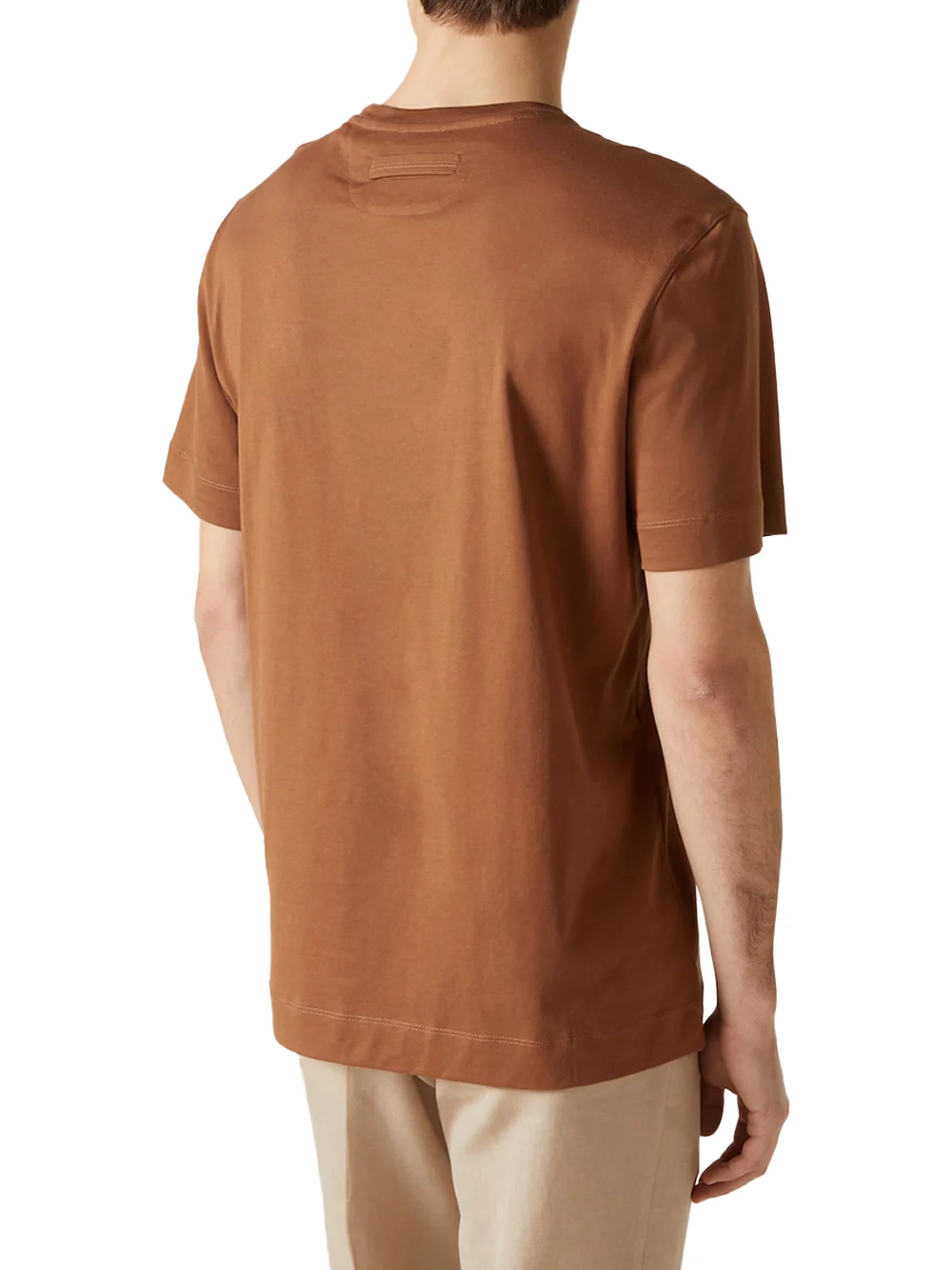 Zegna T-Shirt Brown - Image 5