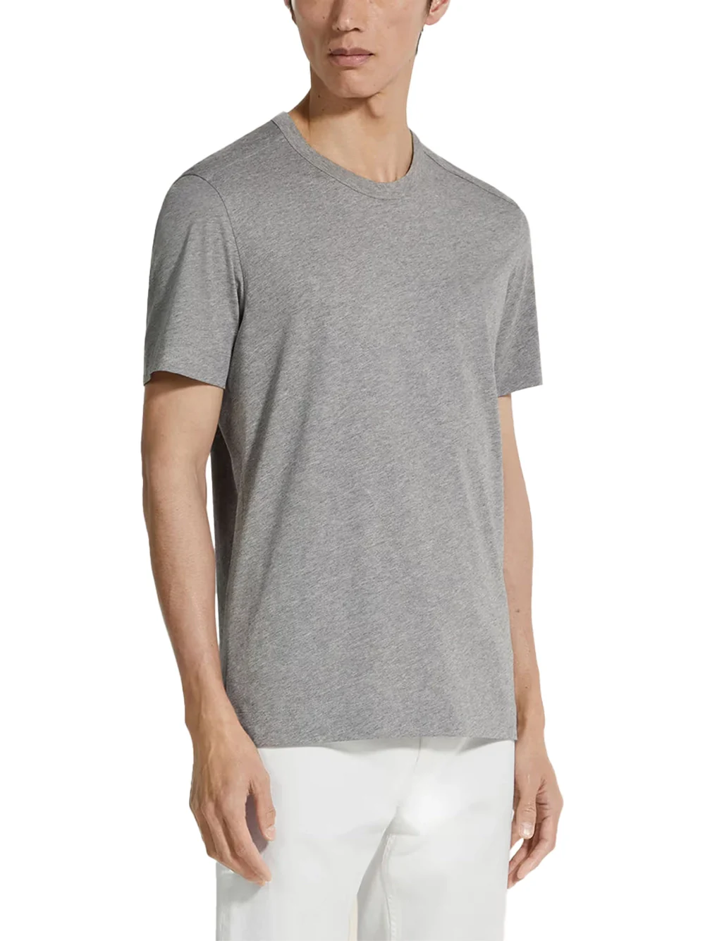 Zegna T-Shirt Grey - Image 3