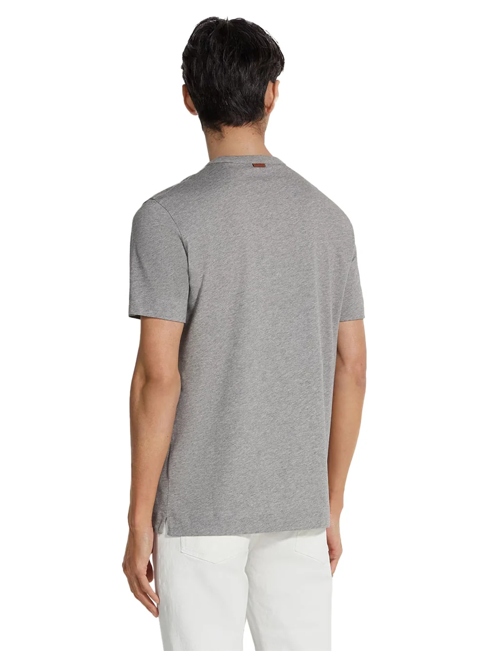 Zegna T-Shirt Grey - Image 5