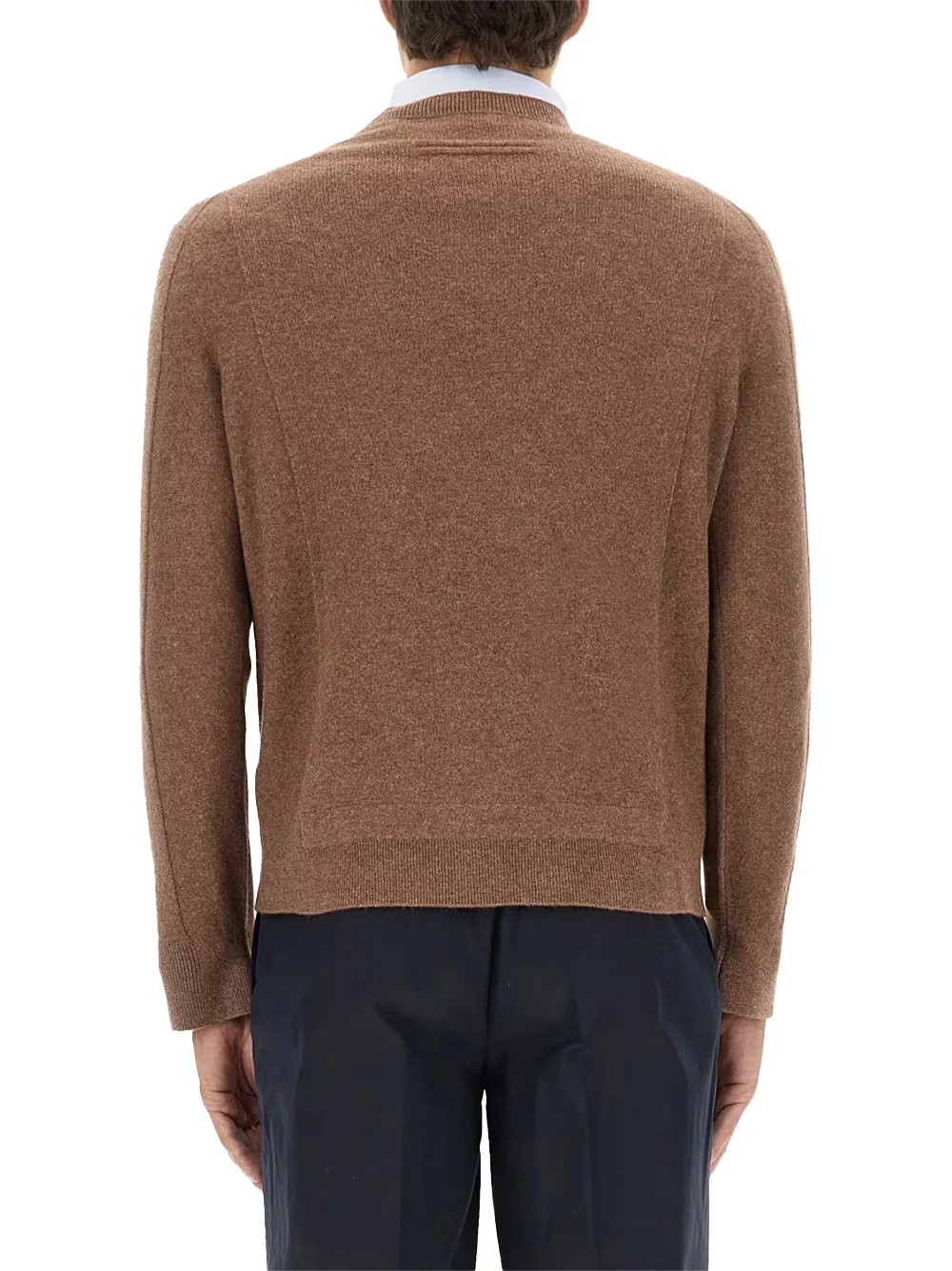 Zegna wool and cashmere sweater Brown - Image 5